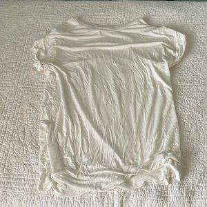 Audrey T-shirt dress, pale white